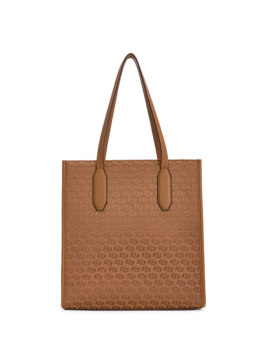 Bolsa Feminina Shop Bag Jacquard Caramelo