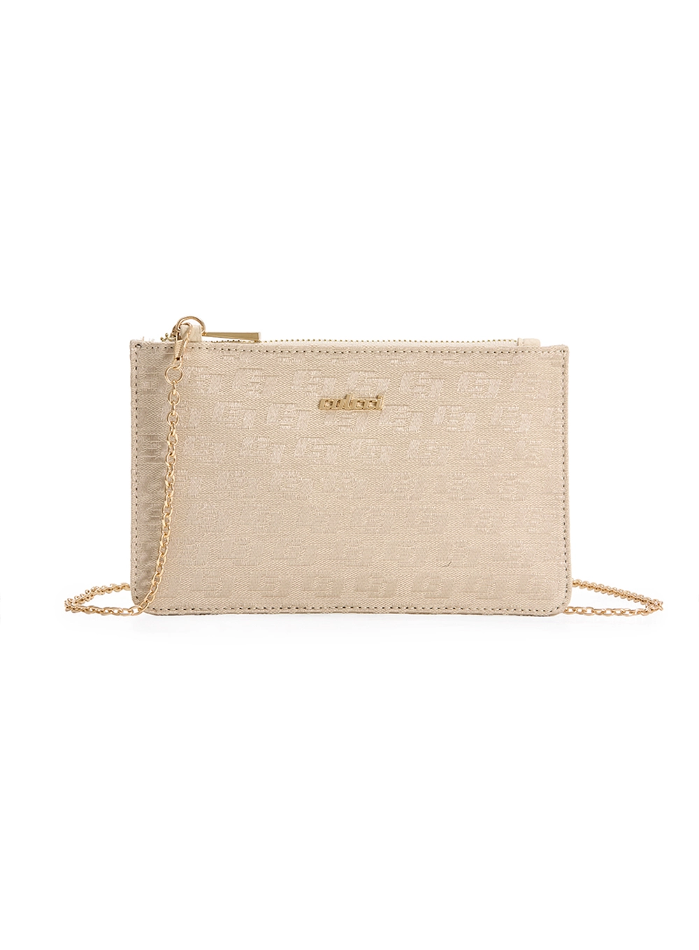 Bolsa Feminina Flat Jacquard Branco
