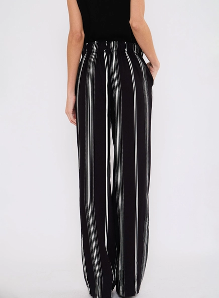 Calça Alfaiataria Feminina Reta Estampada