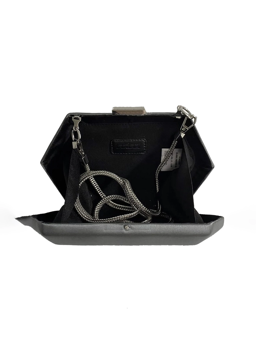 Bolsa Feminina Clutch Cetim Preto