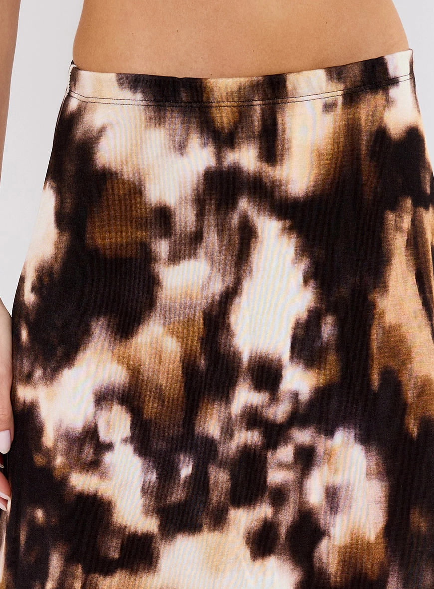 Saia Longa Evasê Estampada Estampados 4