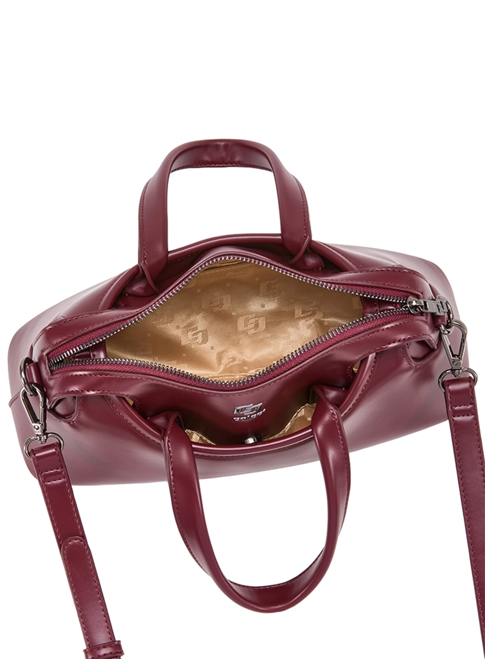 Bolsa Feminina Mini Bowling Box Bordô