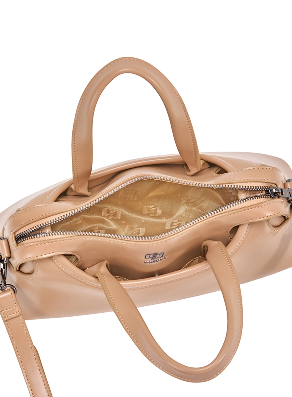 Bolsa Feminina Mini Bowling Box Cinza