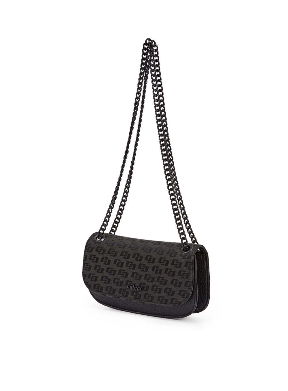 Bolsa Feminina Crossbody Jacquard Preto
