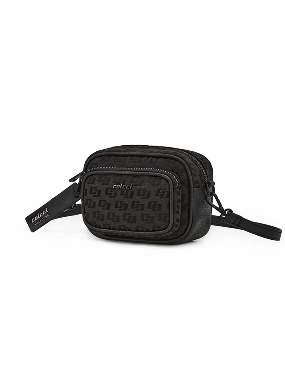 Bolsa Feminina Câmera Bag Jacquard Preto