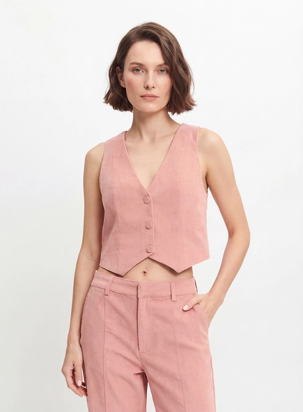 Colete Alfaiataria Feminino Veludo