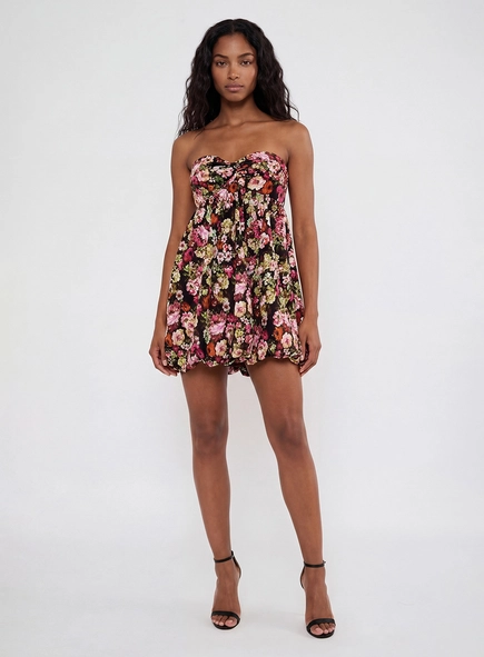 Vestido Curto Balonê Estampados