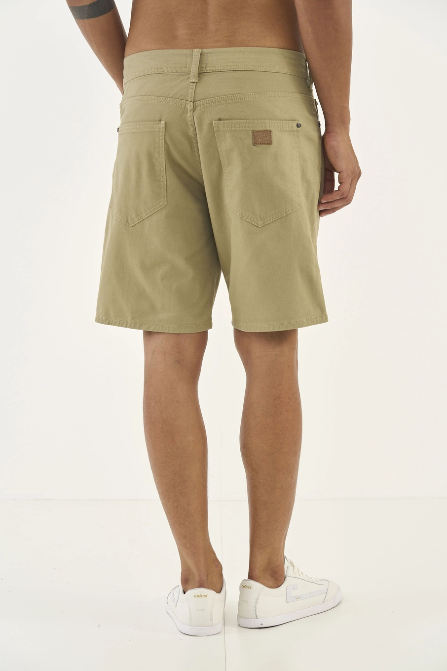 Bermuda Sarja  Masculino Colcci Bege