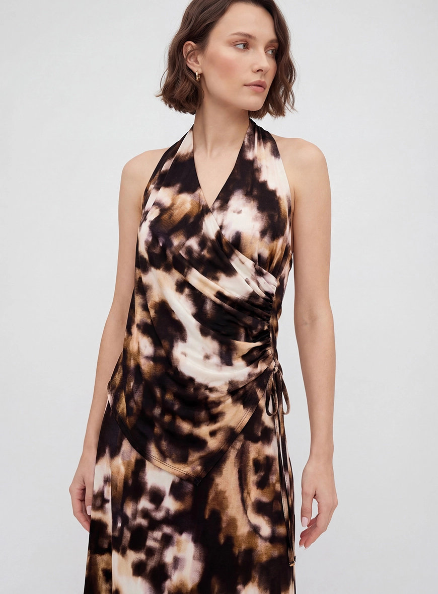 Blusa Assimétrica Transpassada Frente Única Estampados 4