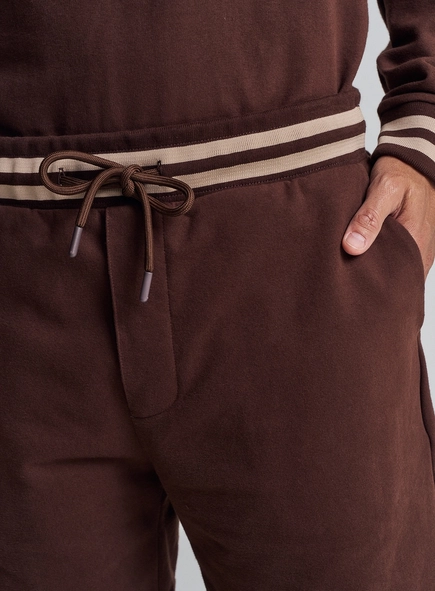 Calça Masculina Jogger Listras Contrastantes