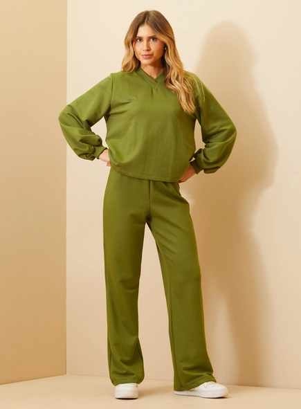 Calça Feminina Moletom - Boot Cut
