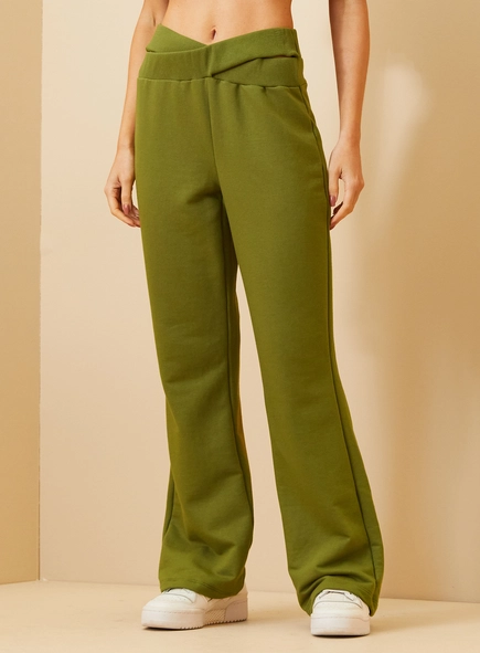 Calça Feminina Moletom - Boot Cut