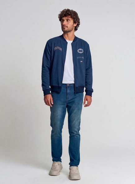 Jaqueta Masculina Com Zíper