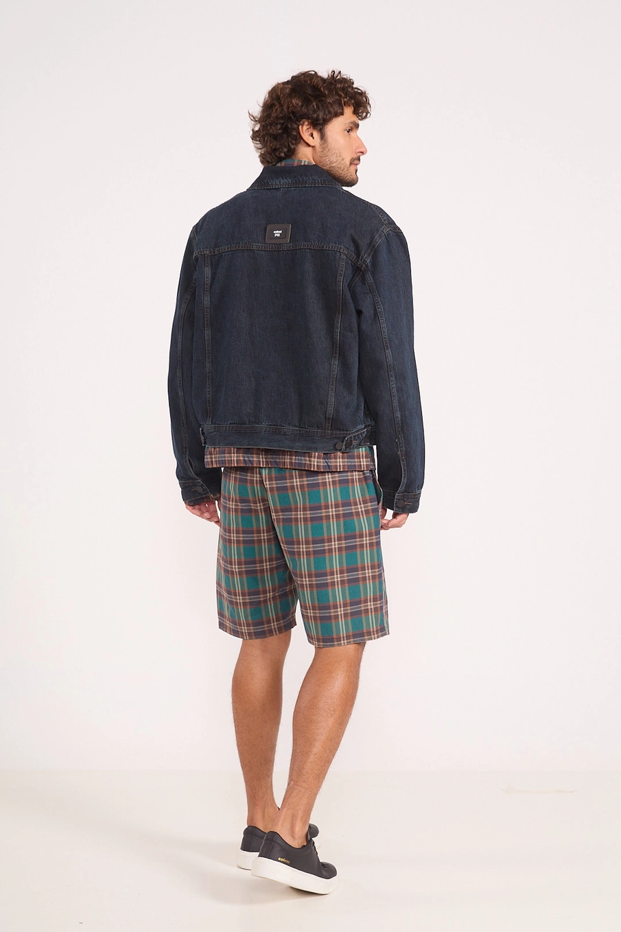 Bermuda Masculina De Alfaiataria Xadrez Estampados