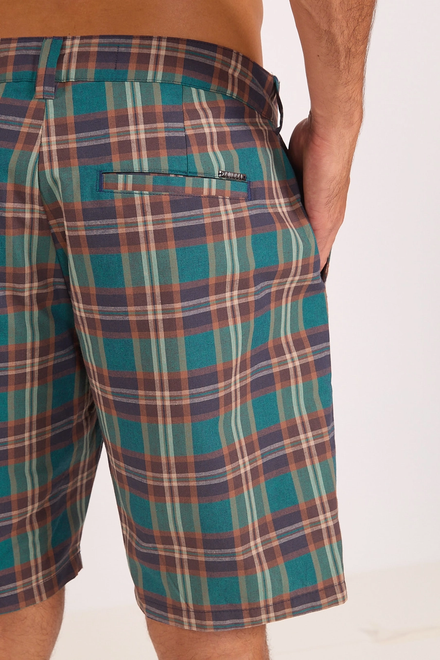 Bermuda Masculina De Alfaiataria Xadrez Estampados
