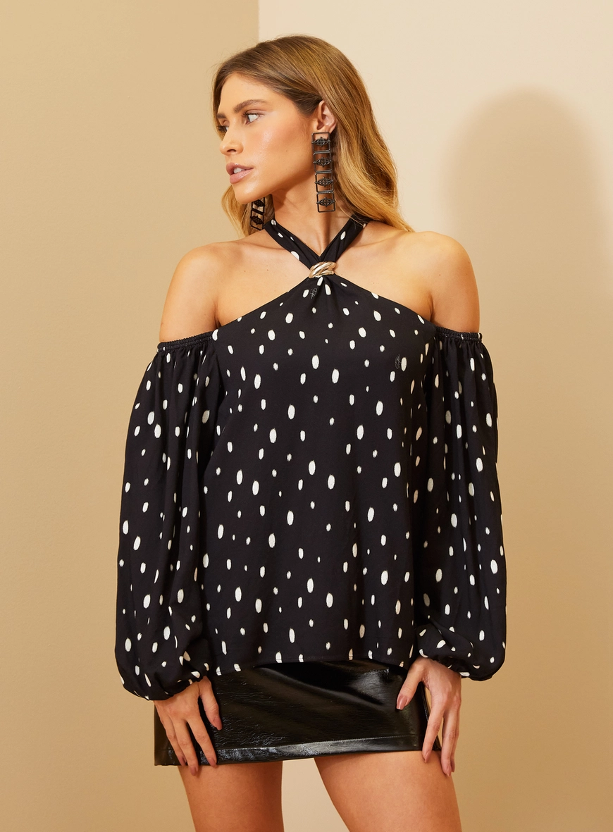 Blusa Feminina Frente Única Estampada Estampados 1