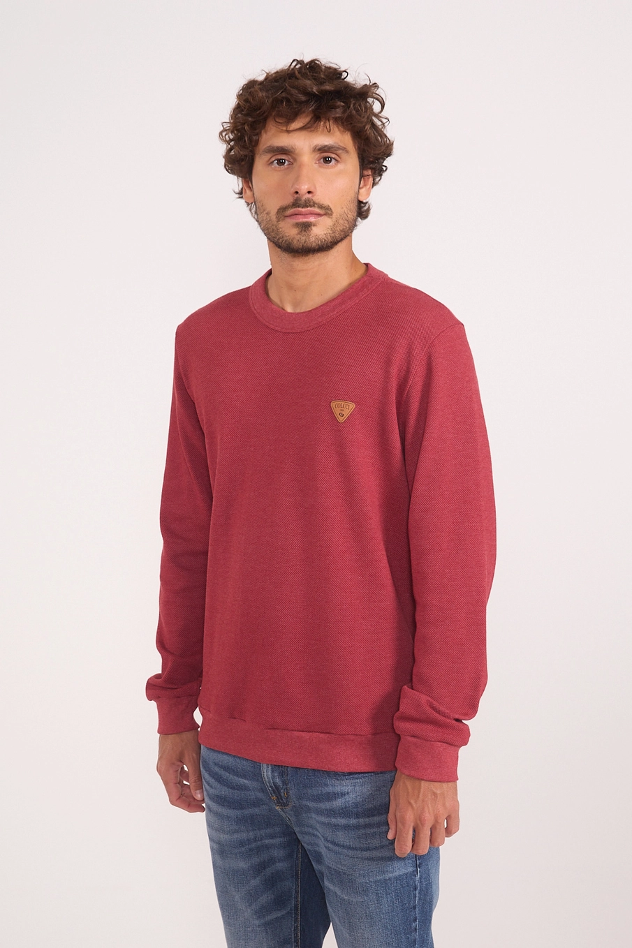 Blusão Moletom Reto Vermelho