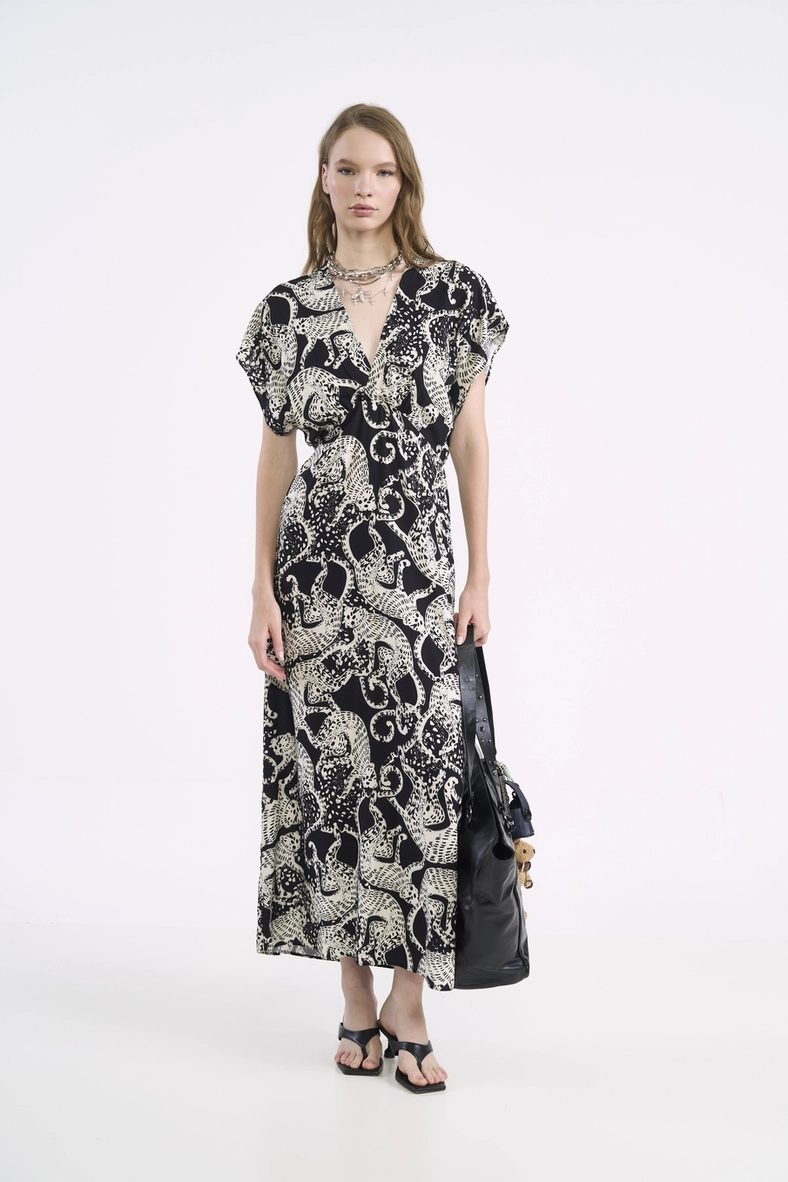 Vestido Longo Estampado