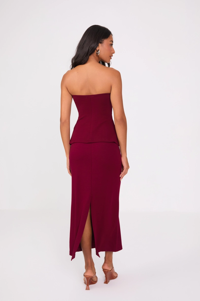 Blusa Small Tomara Que Caia Bordô 3