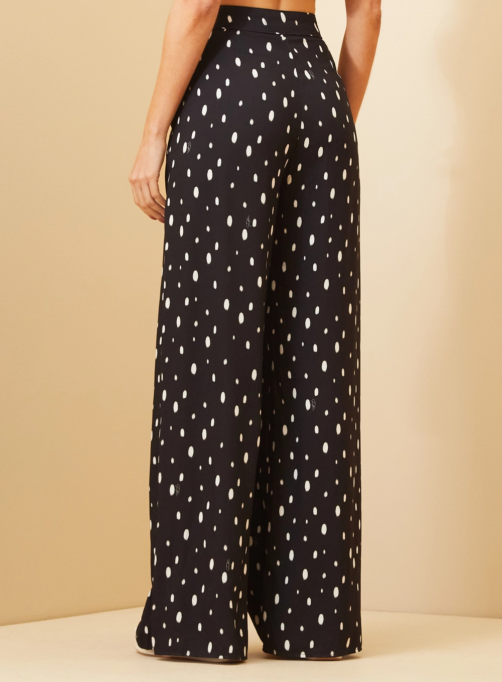 Calça Feminina Estampada Com Pernas Amplas Estampados 4