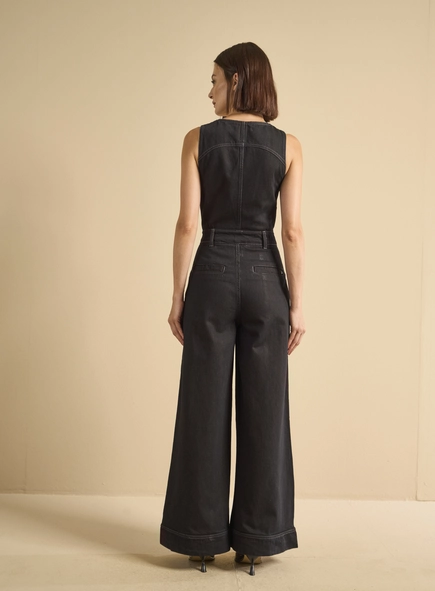 Macacão Jeans Longo - Tufi Duek