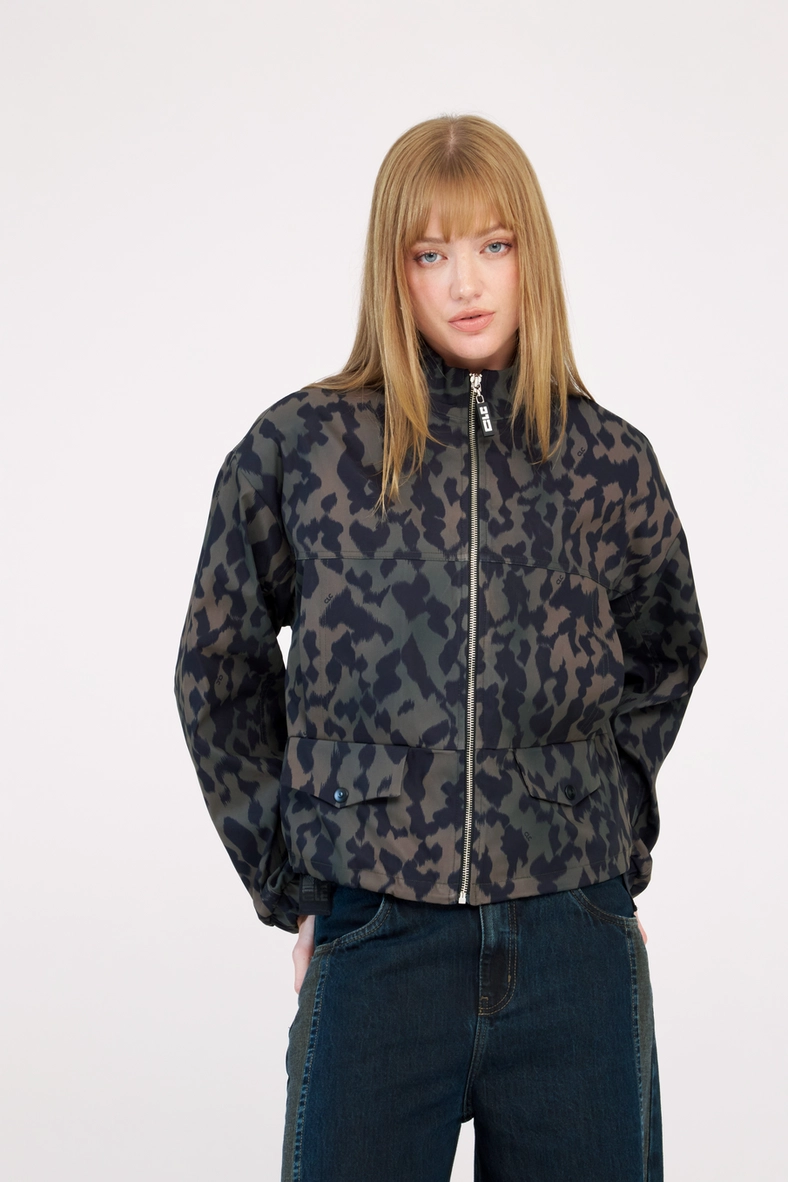 Jaqueta Feminina Alfaiataria Bomber - Turtle Green Estampados 4