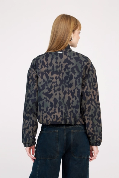 Jaqueta Feminina Alfaiataria Bomber - Turtle Green