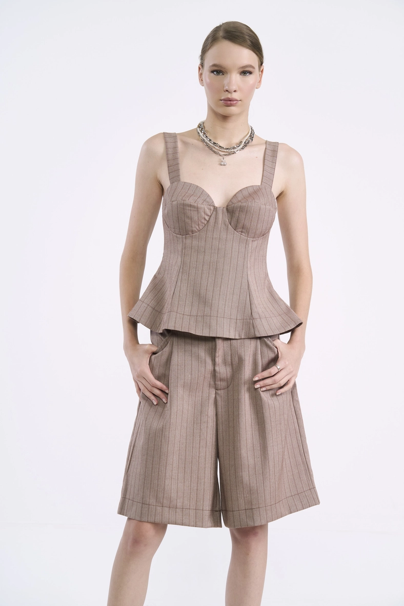 Blusa Corset Peplum Heritage
