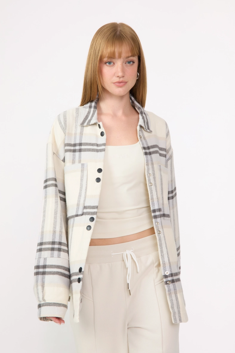Camisa Feminina Oversized Xadrez Estampados 3