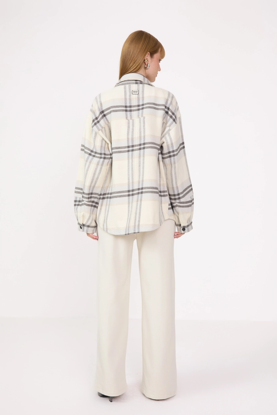 Camisa Feminina Oversized Xadrez Estampados 2