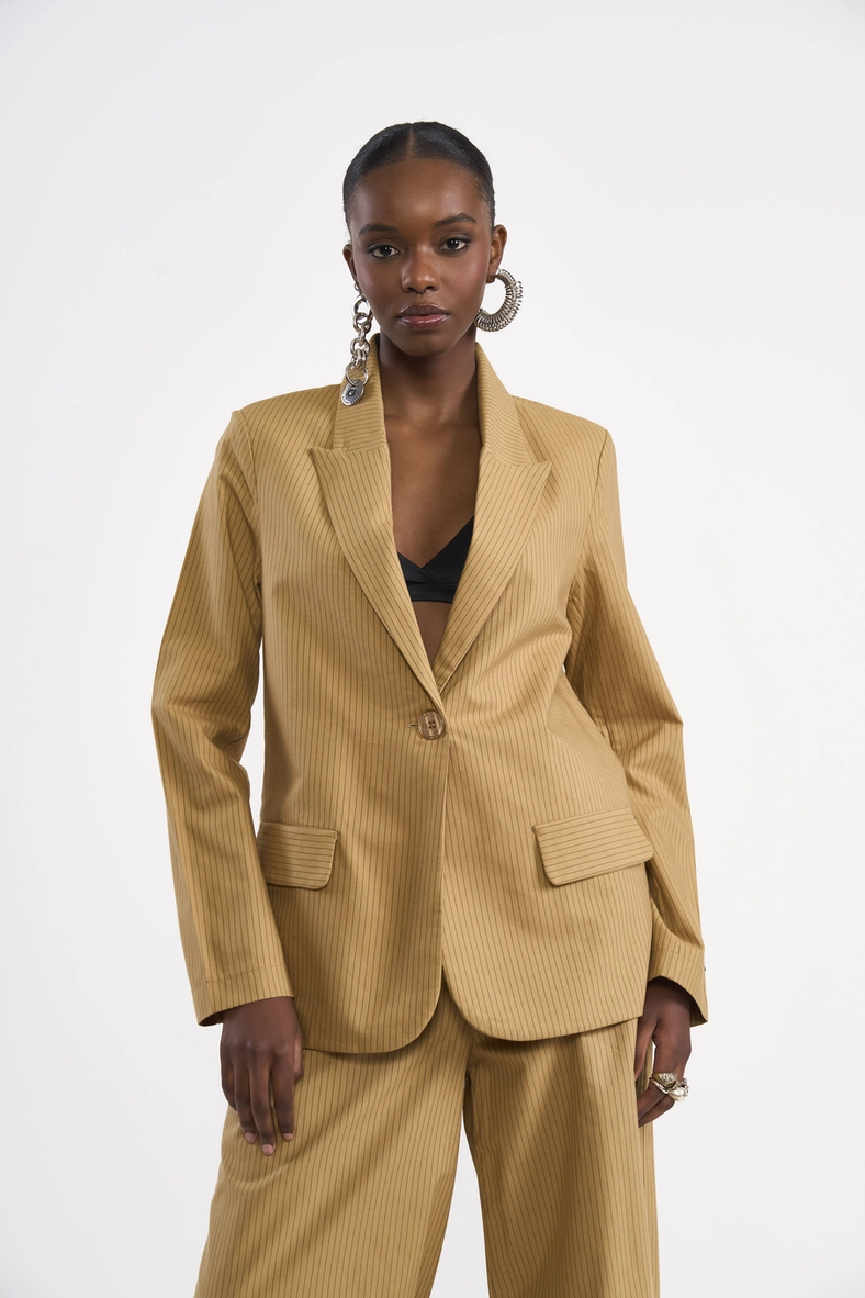 Blazer Alfaiataria Risca De Giz