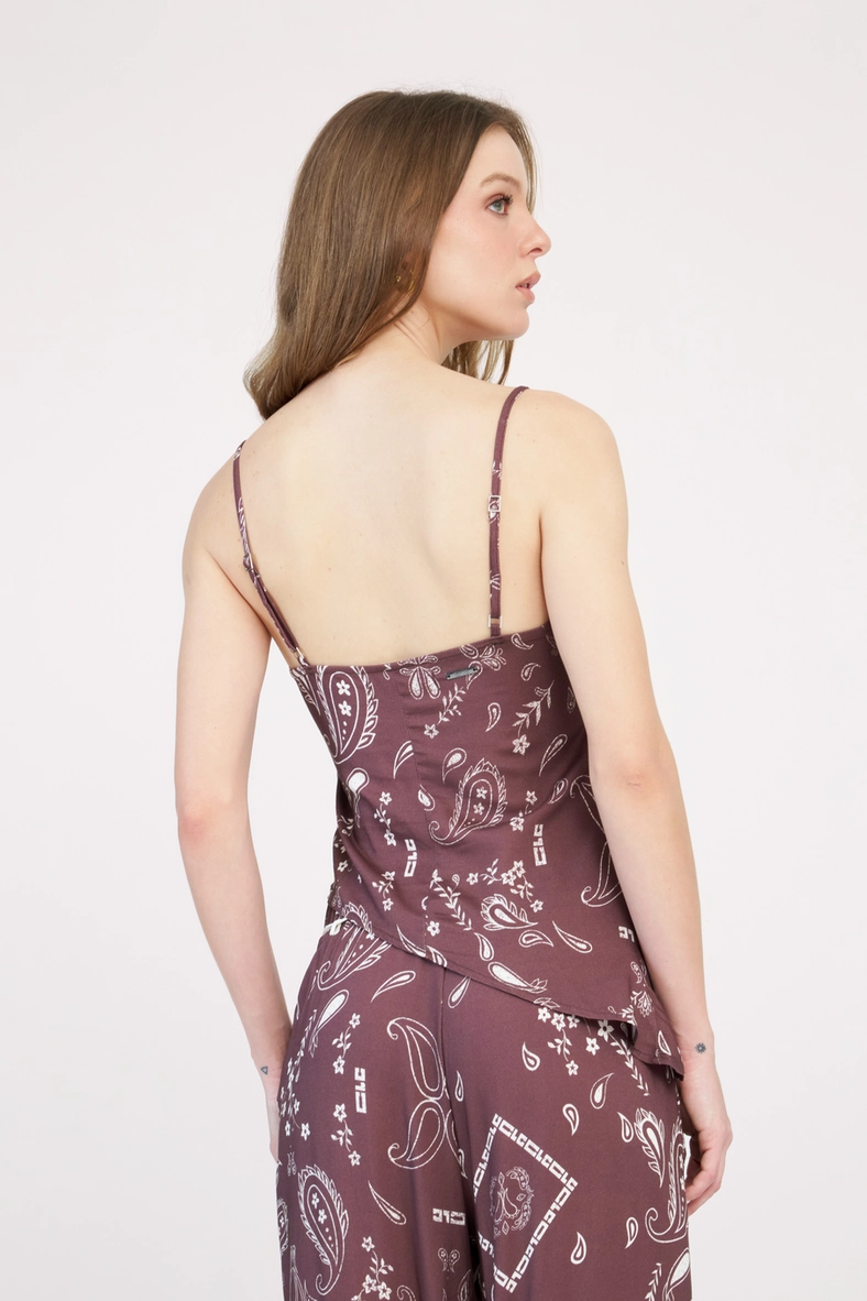 Blusa Comfort Paisley Assimétrica Estampados 4
