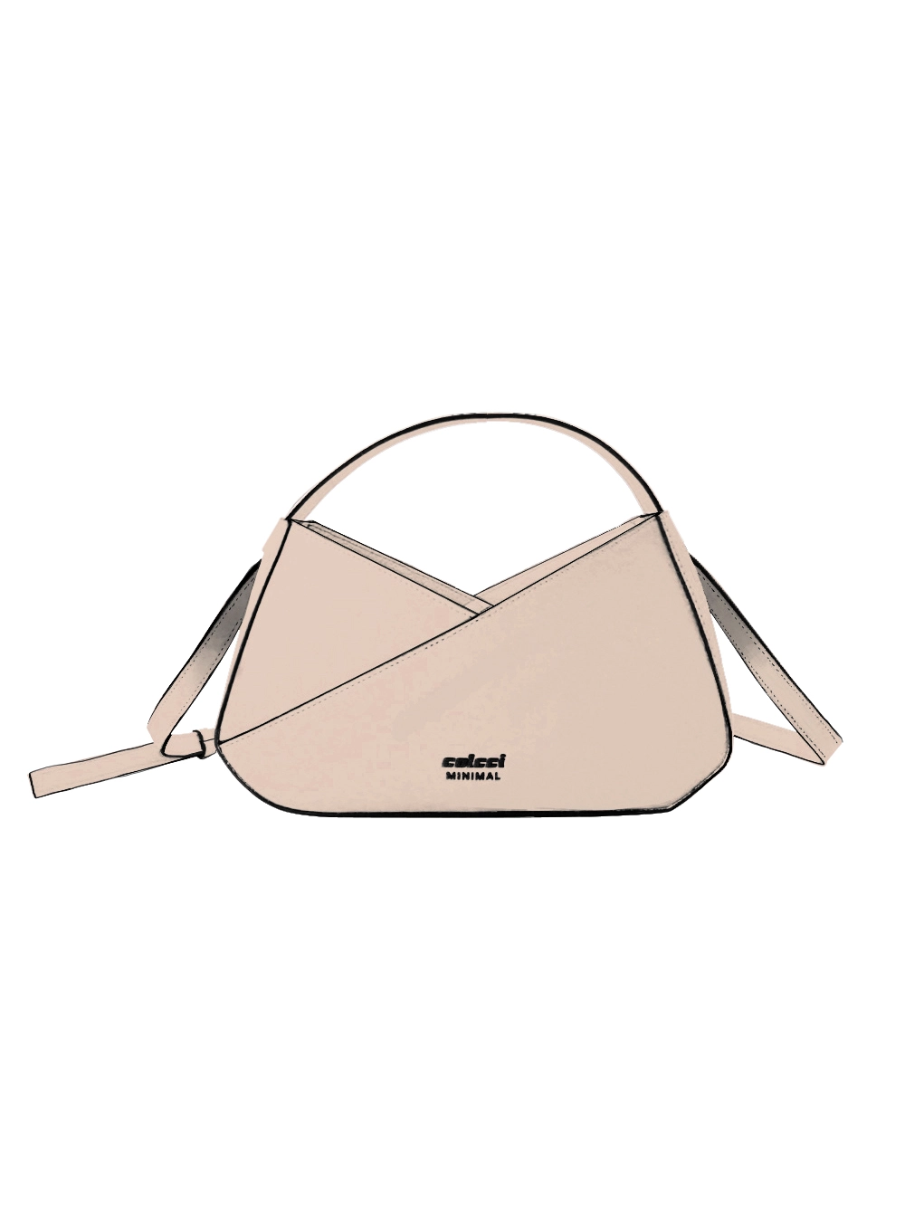 Bolsa Colcci Fem Tiracolo Minimal Ouro