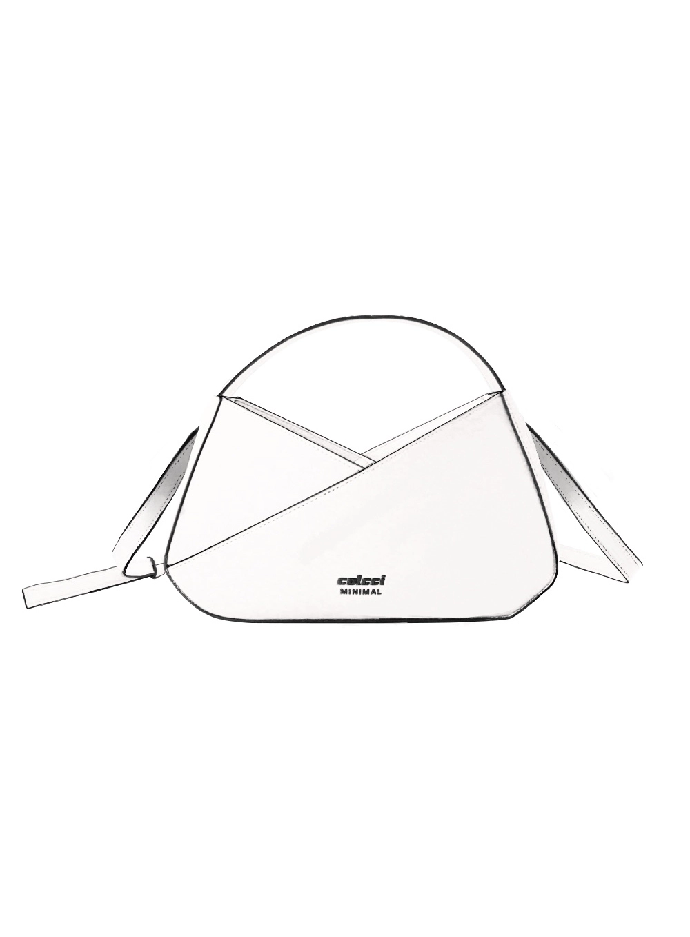 Bolsa Colcci Fem Tiracolo Minimal Branco