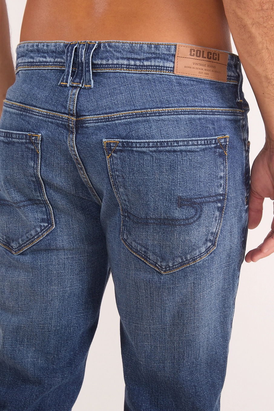 Calça Jeans Masculina Slim Alex Índigo