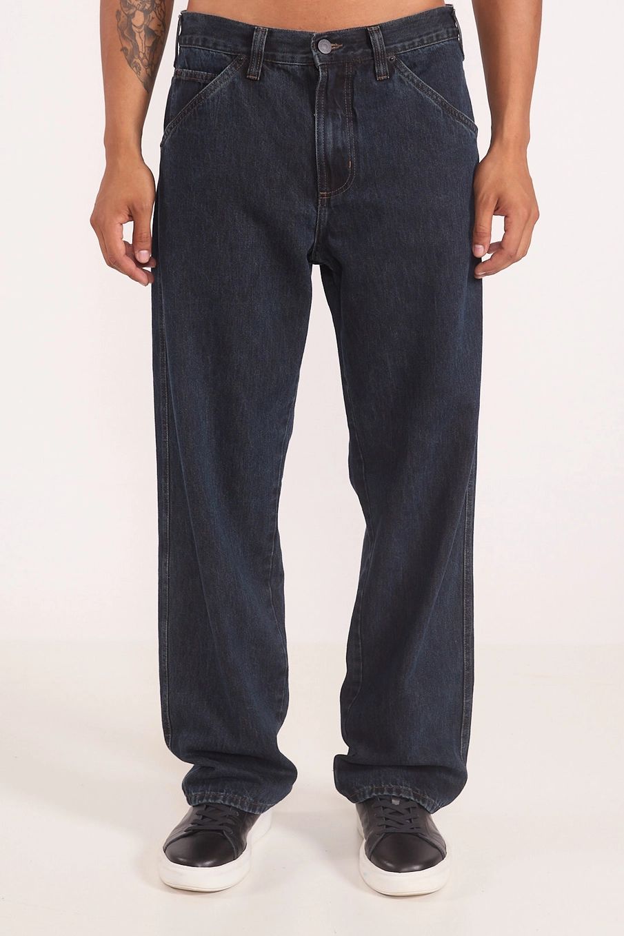 Calça Jeans Masculina Reta Comfort Índigo