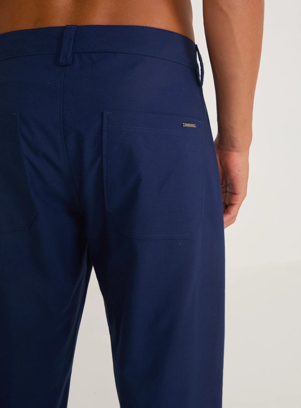 Calça Chino Slim Comfort Azul