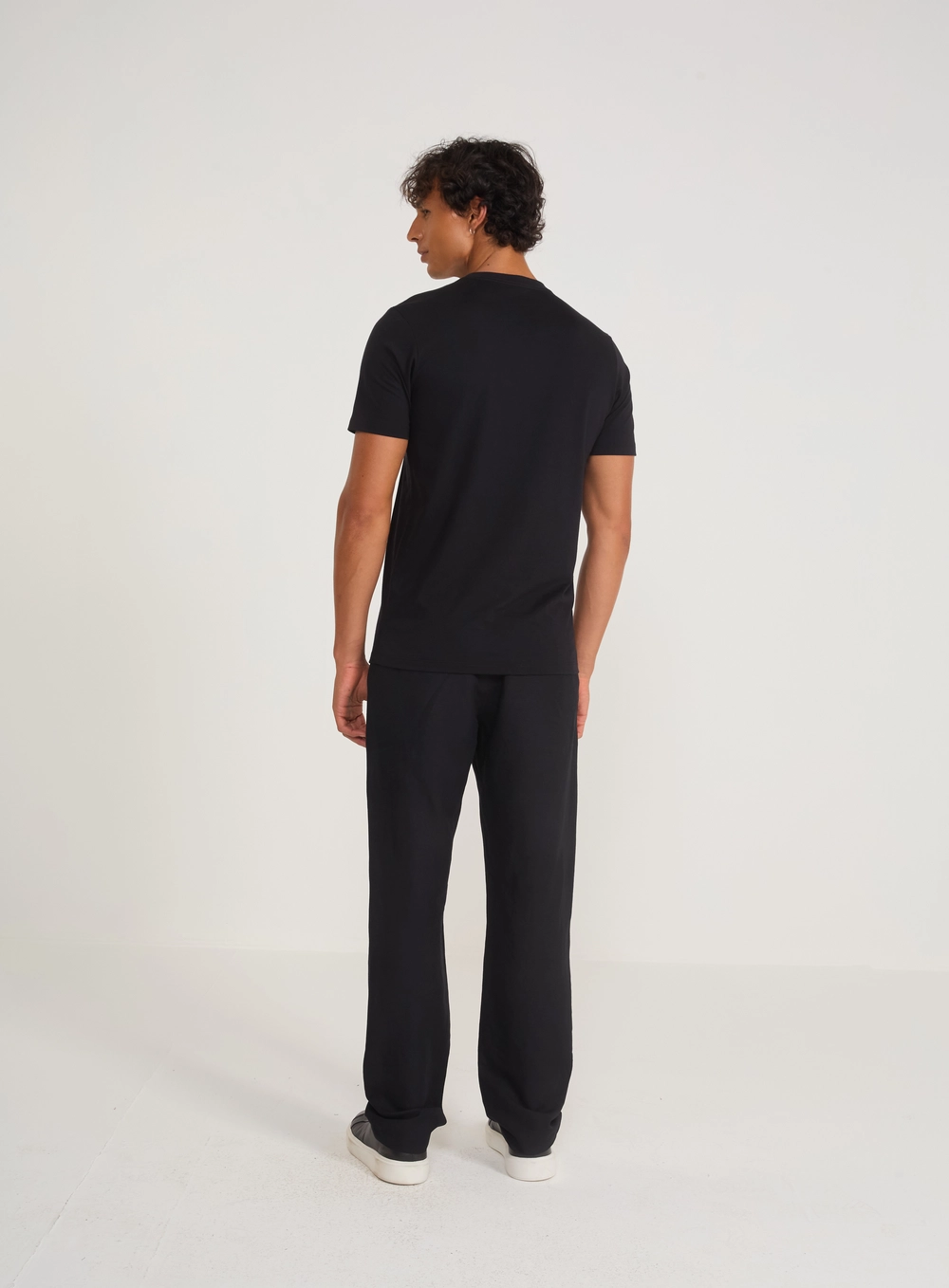 Calça Alfaiataria Viscose E Linho Preto