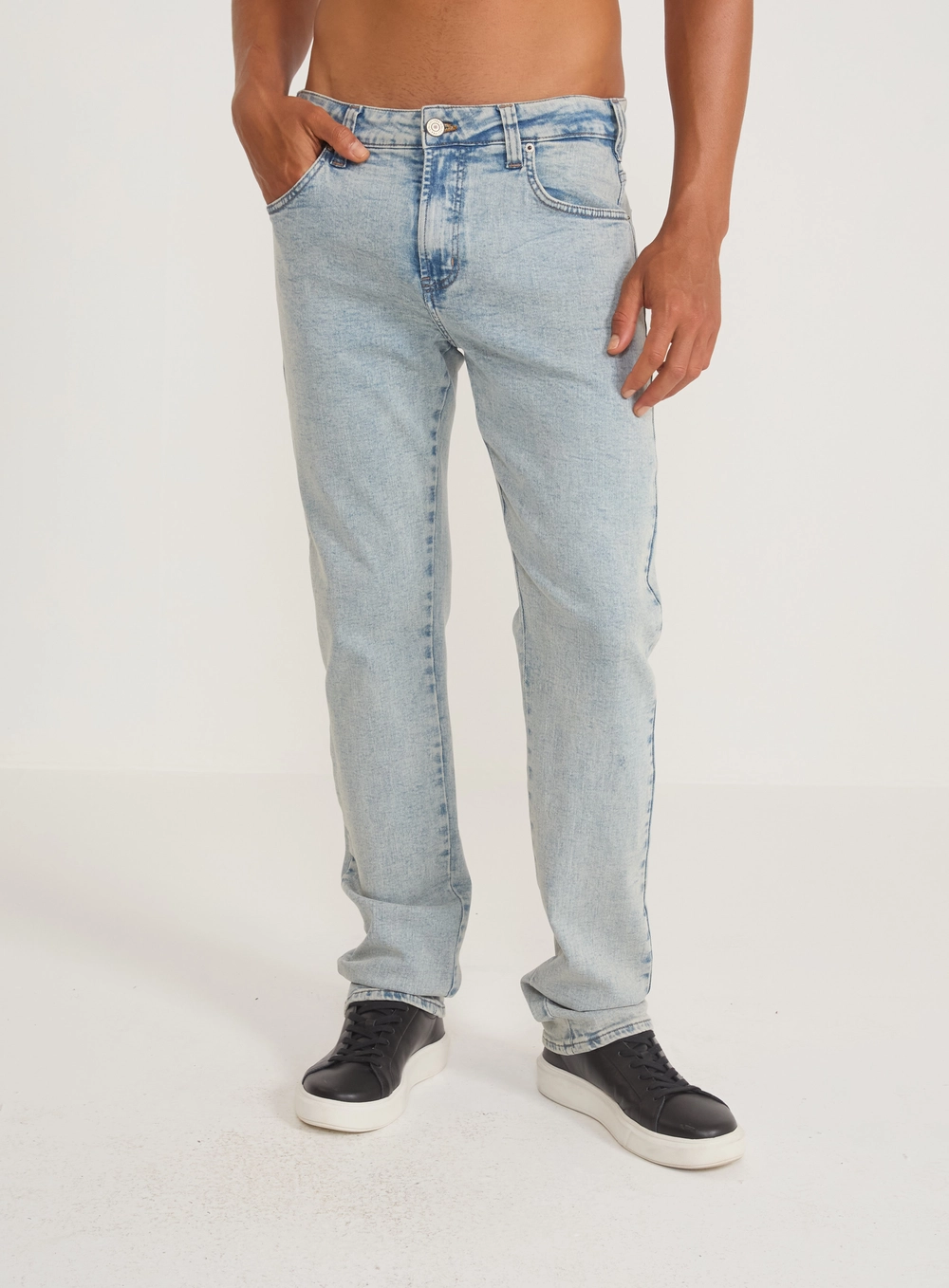 Calça Jeans Light Wash Índigo