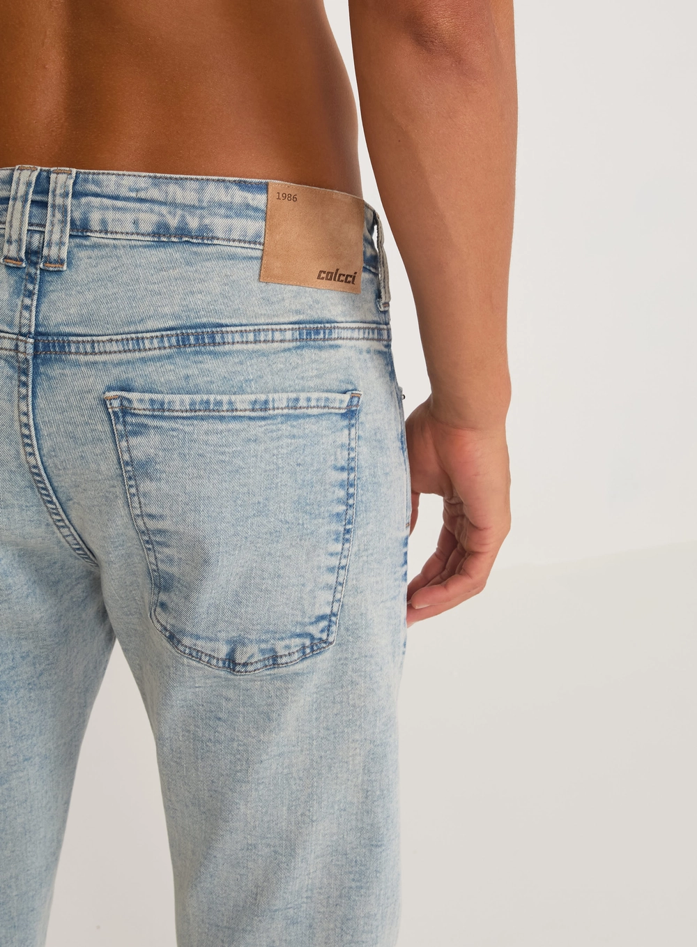 Calça Jeans Light Wash Índigo