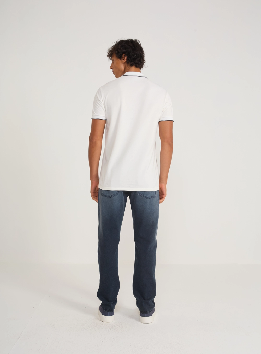 Calça Jeans Masculina Reta Indigo Preto