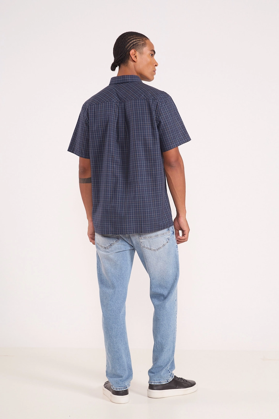 Calça Jeans Masculina Reta Índigo