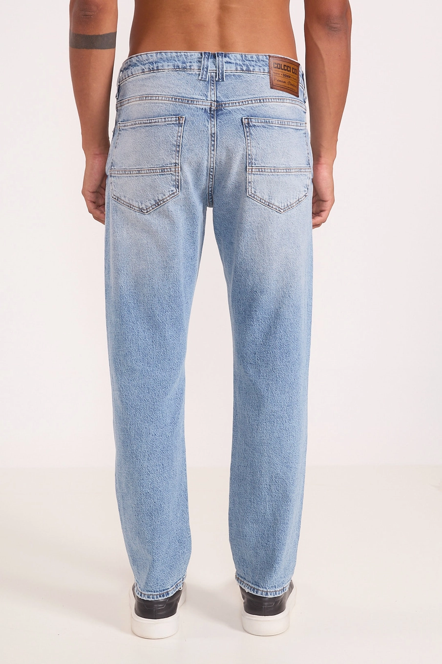 Calça Jeans Masculina Reta Índigo