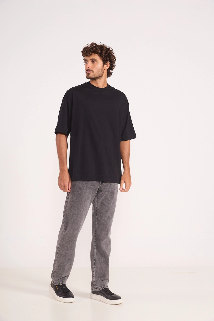 Calça Masculina Jeans Reta Premium Indigo Preto