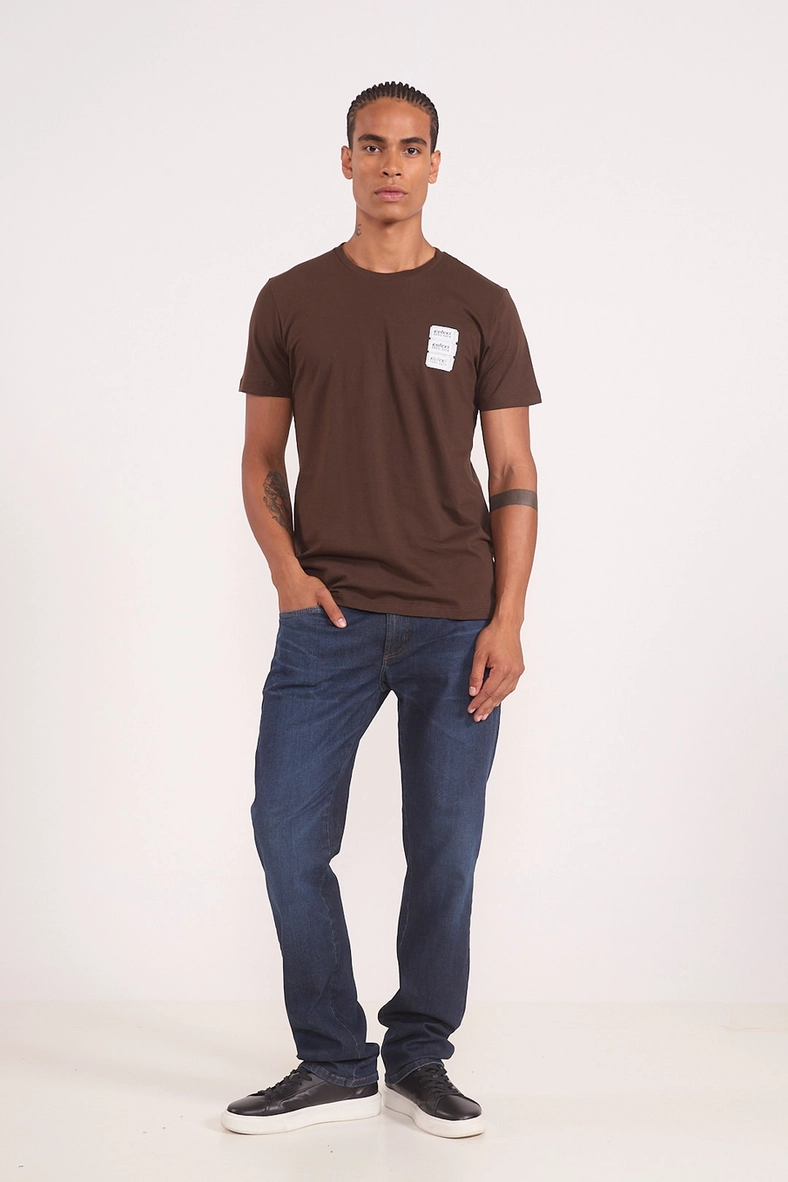 Calça Jeans Comfort Reta