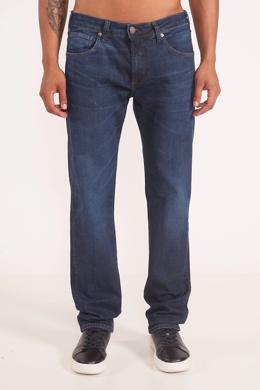 Calça Jeans Comfort Reta Índigo
