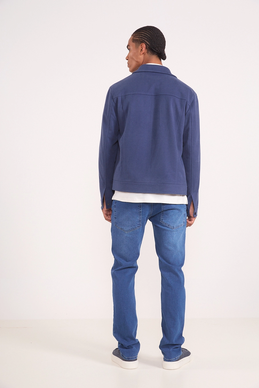 Calça Jeans Masculina Reta Índigo