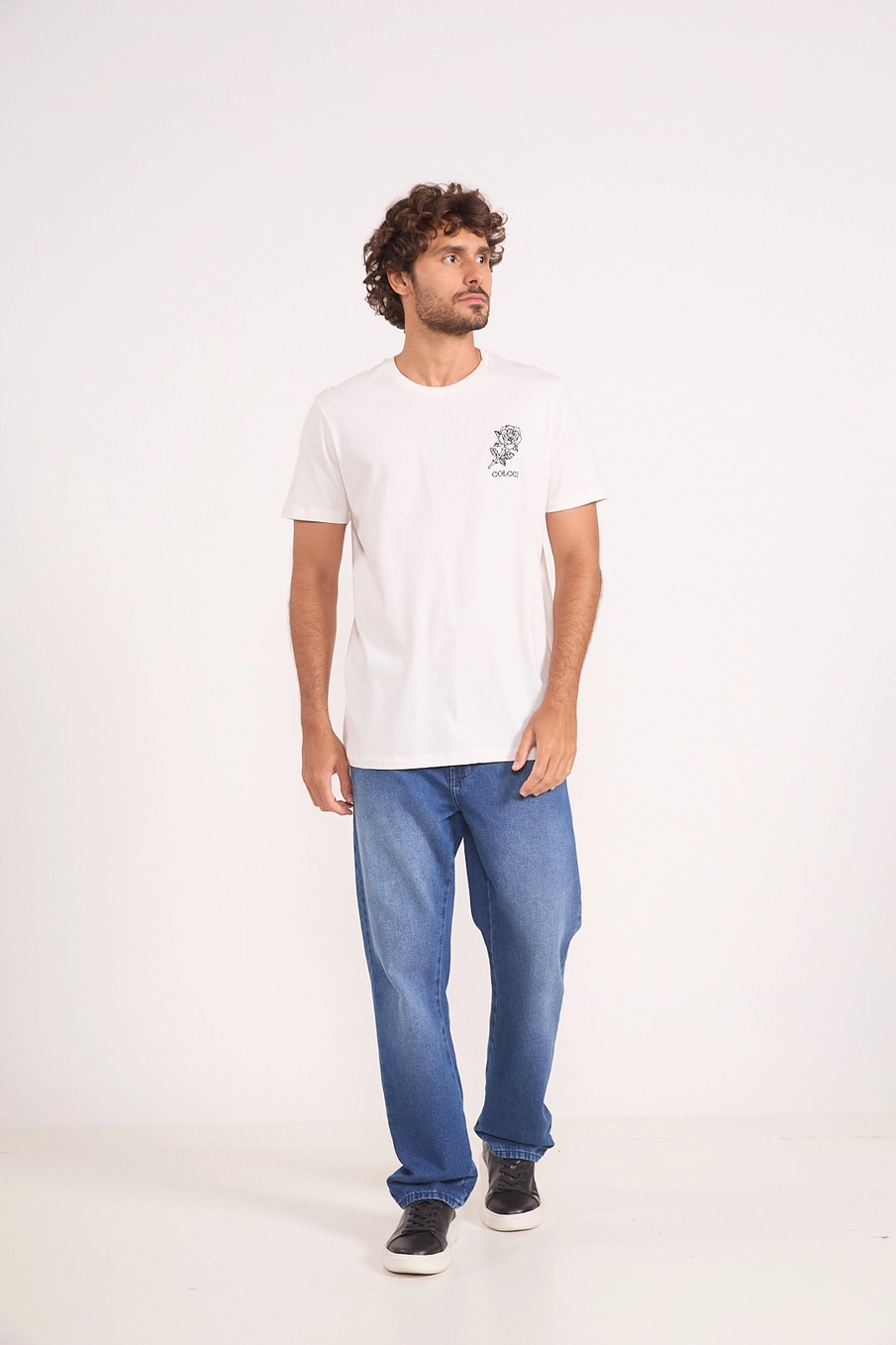 Calça Jeans Masculina Loose Índigo
