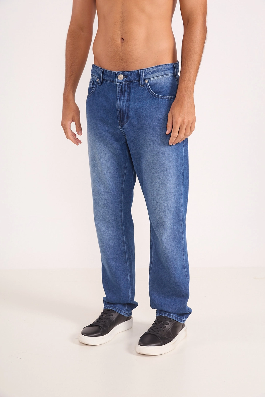 Calça Jeans Masculina Loose Índigo