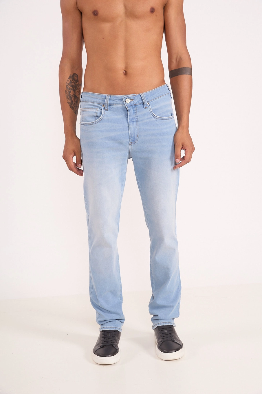 Calça Masculina Jeans Alex Slim Índigo